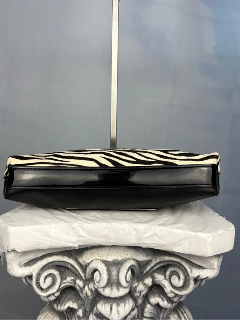 The Zebra Calf Hair Clutch - Picture 6 of 8